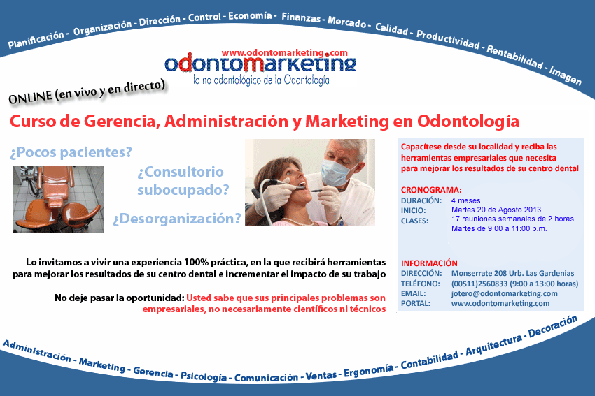 Curso Marketing Odontológico